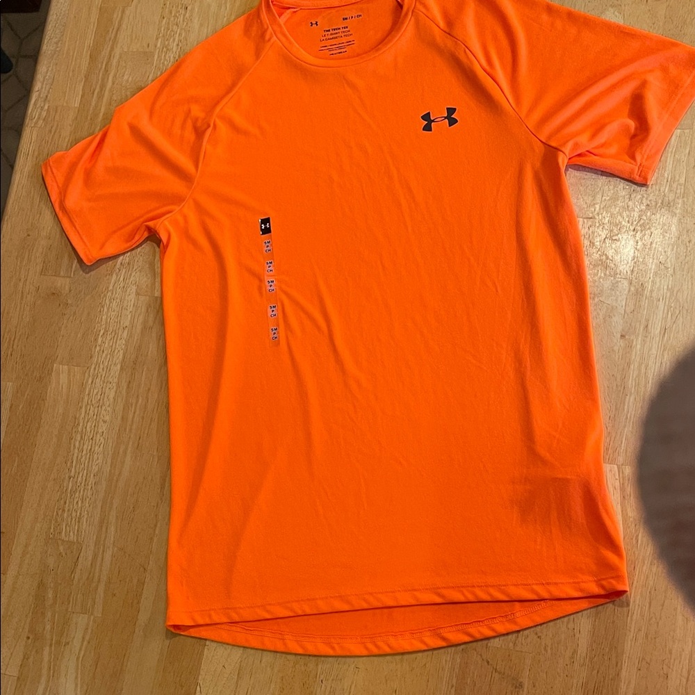 Under Armour Men’s HeatGear Performance Tech T-Shirt — Bright Orange